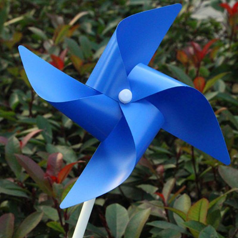 20PCS/Set Assorted Mixed Color 19CM Size Plastic Windmills Self-assembly Windmill Party Decoration Game Props Carnival Gift ZYF