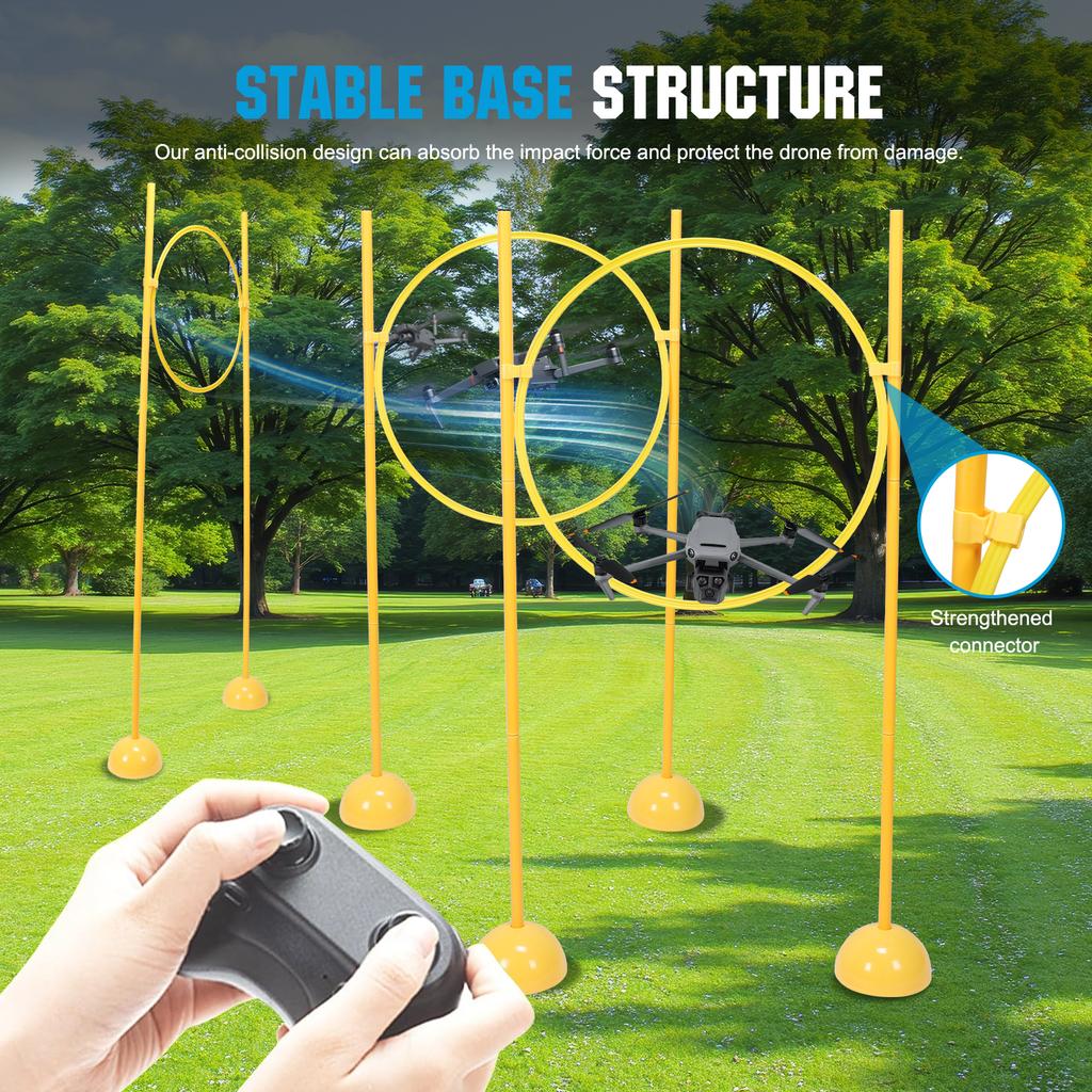 Drone Obstacle Course Kit Easy To Build Drone Race Track Obstacle Kit Drone Racing Obstacle Course for Beginners Adults