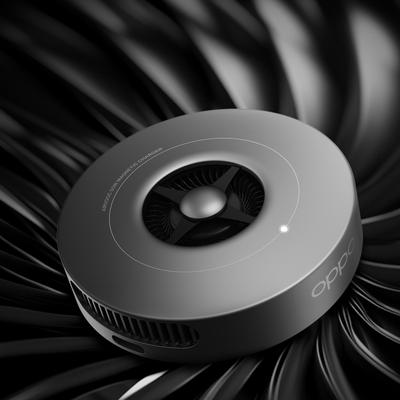 Оригинальное беспроводное зарядное устройство OPPO 50 Вт с магнитной турбиной для смартфона Oppo Find x8 Pro