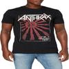 Мужская футболка Anthrax Live in Japan Черная