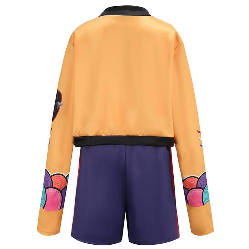 Детский Девочки Повседневный Милый Мультяшный Принт Жилет Пальто с Длинными Рукавами Одежда для Танцев Косплея