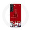 Чехол для Samsung Galaxy S21 FE BTS Bangtan Boys с красным фоном, рождественский подарок 2023