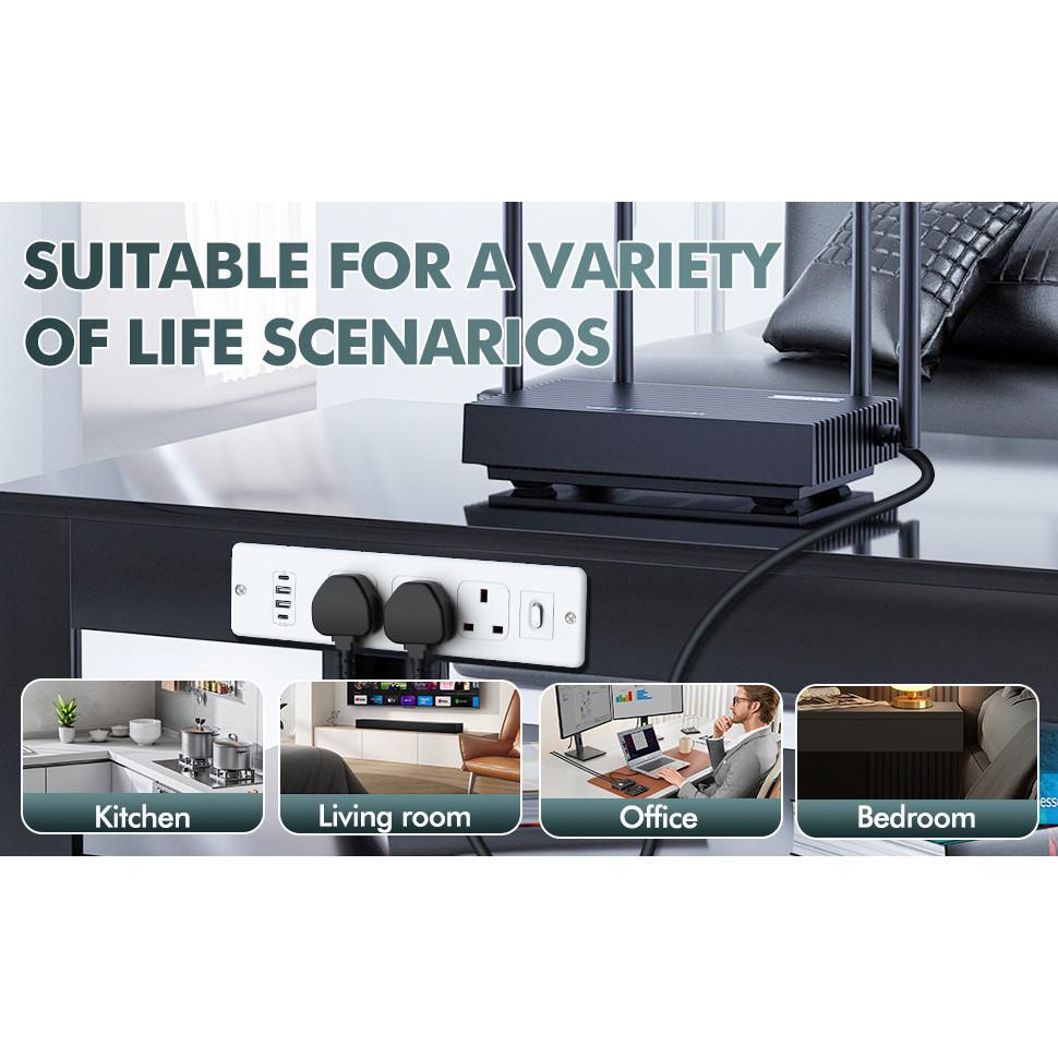 AC110 250V Удлинитель Сетевой Фильтр Электрические Скрытые Розетки Бытовая Техника Скрытая Розетка Вилка Встроенная Настольная Розетка