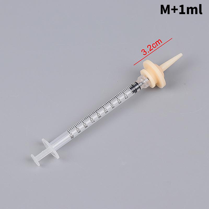 Pet Feeding Nipple For Puppy Dog Cat Hamster Feeding Pacifier Medicine Feeding Oral Syringe With Silicone Nipple Feeder