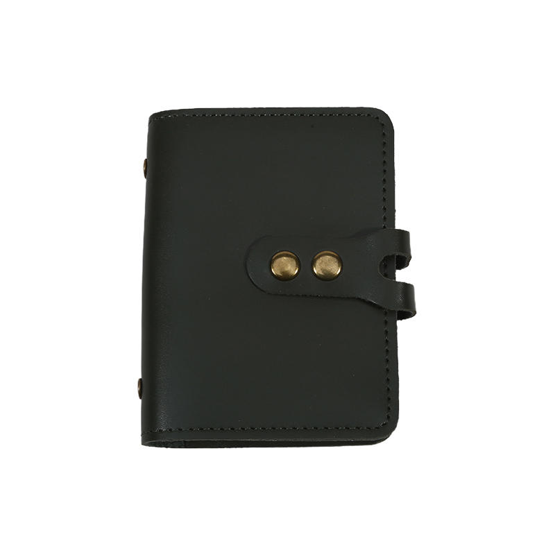 Мужская сумка для карт из искусственной кожи с большой емкостью, винтажная застежка, противоугонный чехол для кредитных карт, прозрачный бумажник для визиток