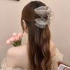 Korean  Butterfly Mesh Hair Clip Mesh Dot Bow Hair Claw For Sweet Girls Party Headwear Gift