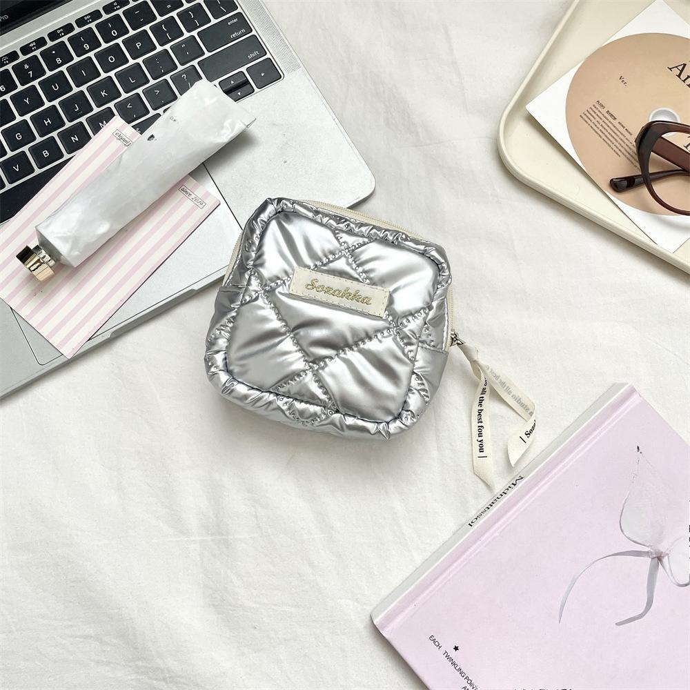 Милая сумка-бантик для женщин, мини-косметичка, сумка для хранения гигиенических прокладок, портативный чехол-органайзер для тампонов, мини-косметичка для хранения макияжа, помады, мешочек