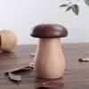 Mushroom Toothpick Box Solid Wood Home Decor High-value Toothpick Can  Living Room