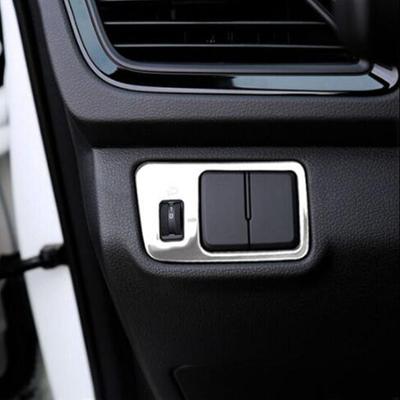 Нержавеющая сталь для Hyundai Solaris 2 2017, аксессуары, автомобильные фары, регулировка света, переключатель панели, крышка, отделка, стиль
