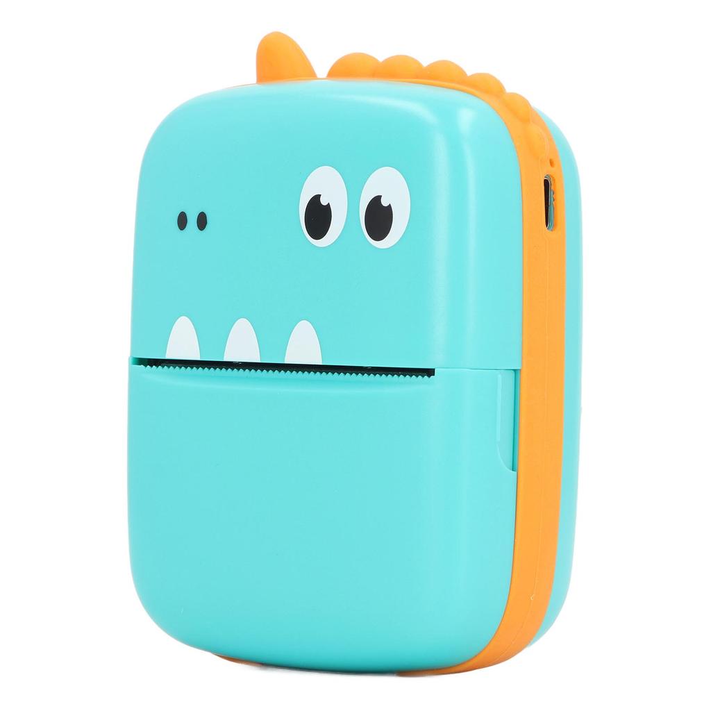 Карманный принтер в форме динозавра с Bluetooth-подключением, термопечатающая машина с бумагой