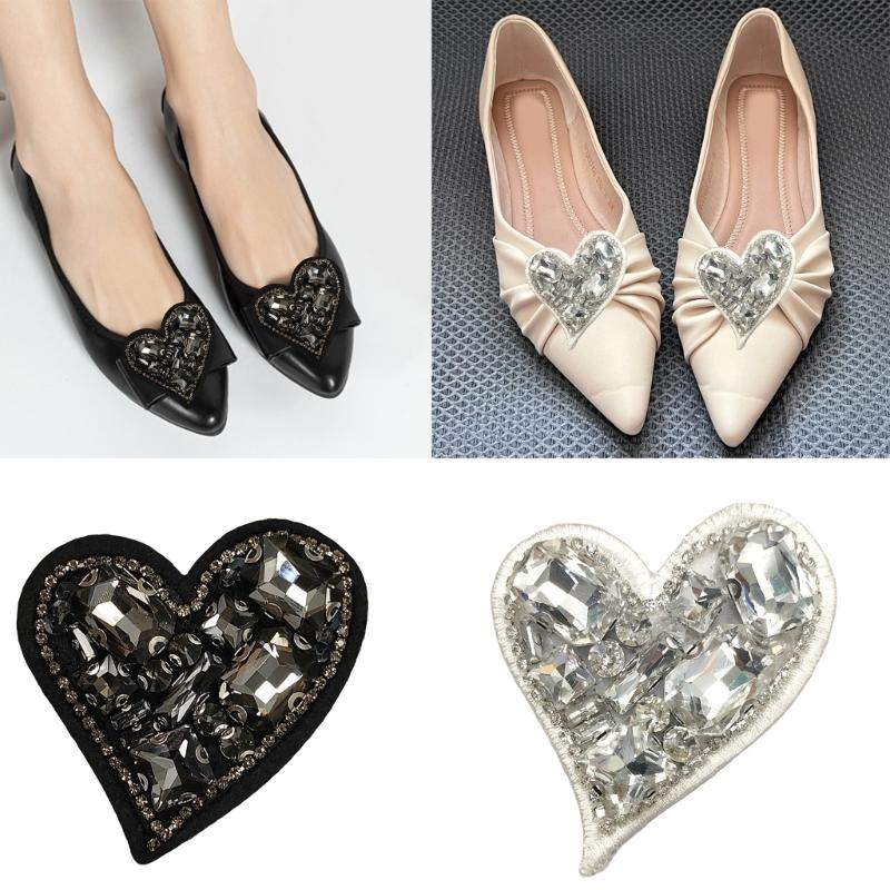 Нашивки-сердечки со стразами, пришиваемые, аппликации-сердечки со стразами, приклеиваемые утюгом, пришиваемые нашивки, аппликации для одежды, курток, платьев