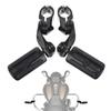 Motorcycle Black Rubber Footrest Footpegs Shifter Peg For Harley Touring Sportster XL 883 1200 Softail DYNA Street XG 750