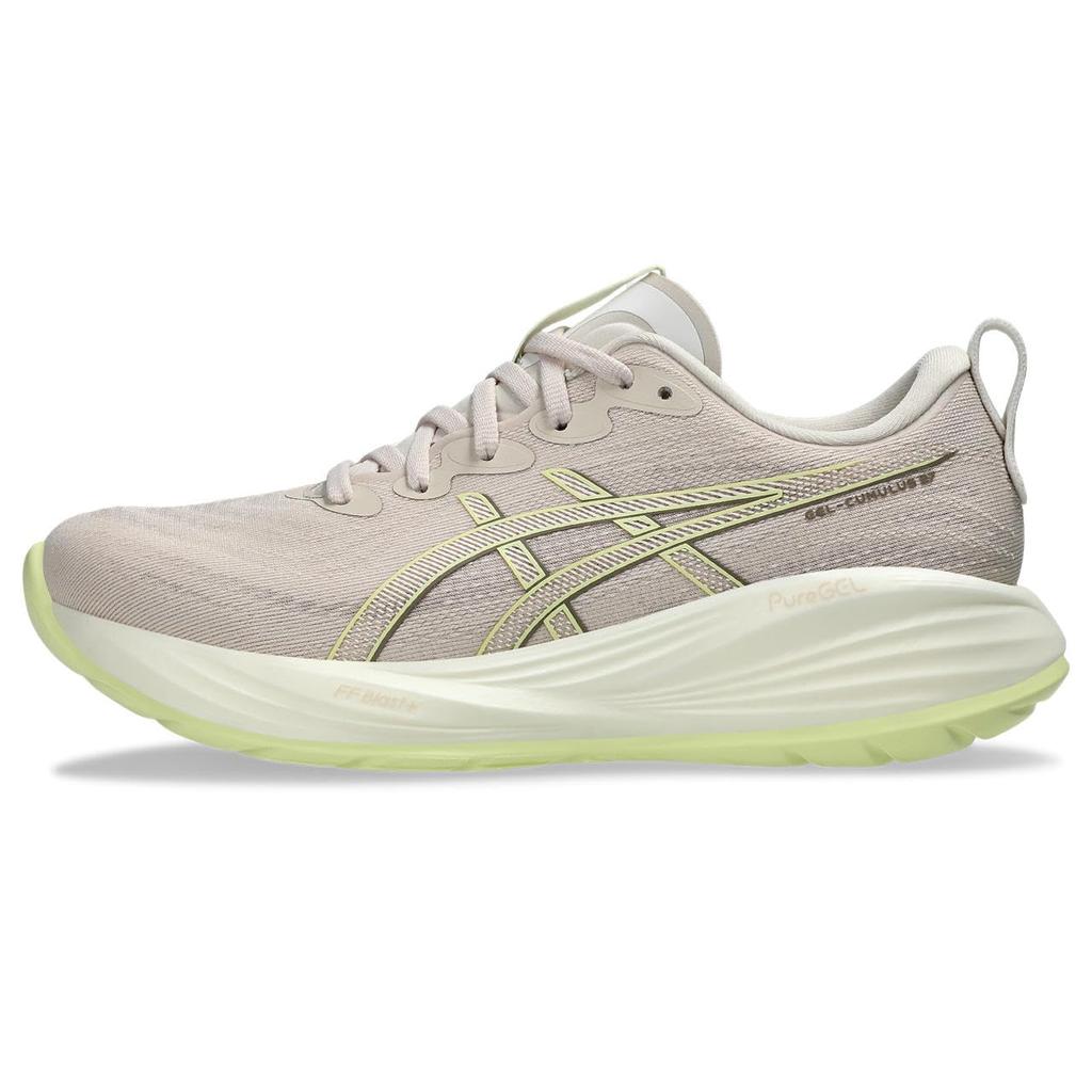 ASICS 27 Running Size 250 Size 1012B772 GEL-CUMULUS Shoes, Women's, (Mineral Beige/Huddle Yellow), E,