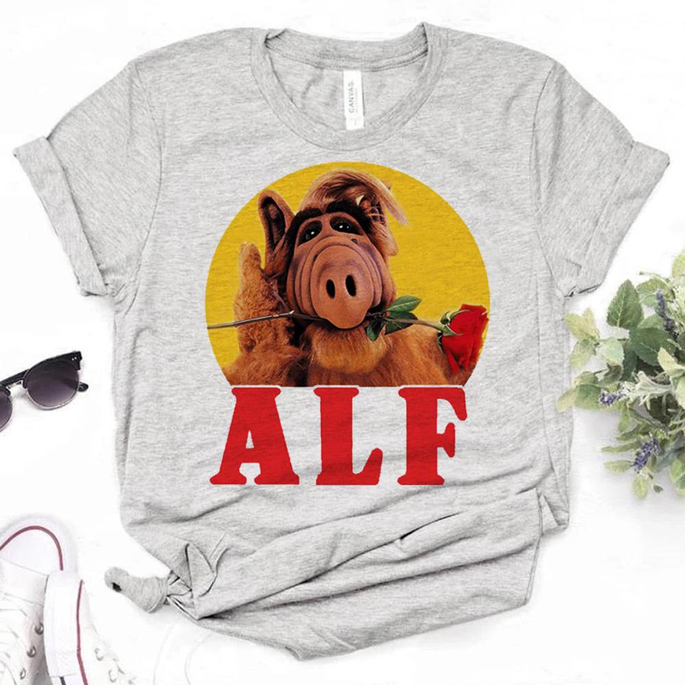 Alf tshirt women designer tshirt girl anime clothing