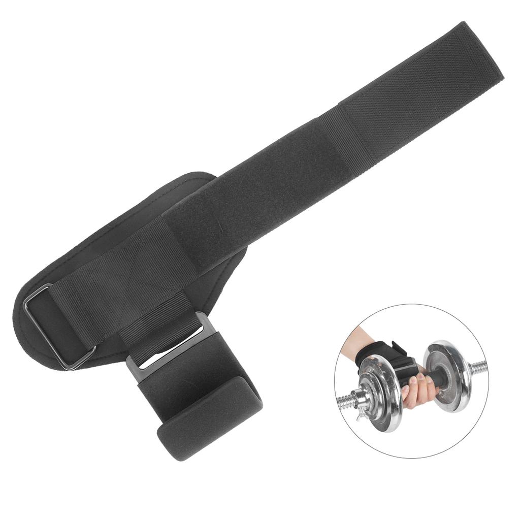 Спортивная тяжелая атлетика Подтягивание Крюк Тренажерный зал Силовые тренировки Пауэрлифтинг Напульсники Поясная обертка Черный крюк