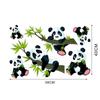 PVC Bamboo Panda Wall Sticker Cartoon Wallpaper Decal Kids Gift Panda Mural Decals  Bedroom