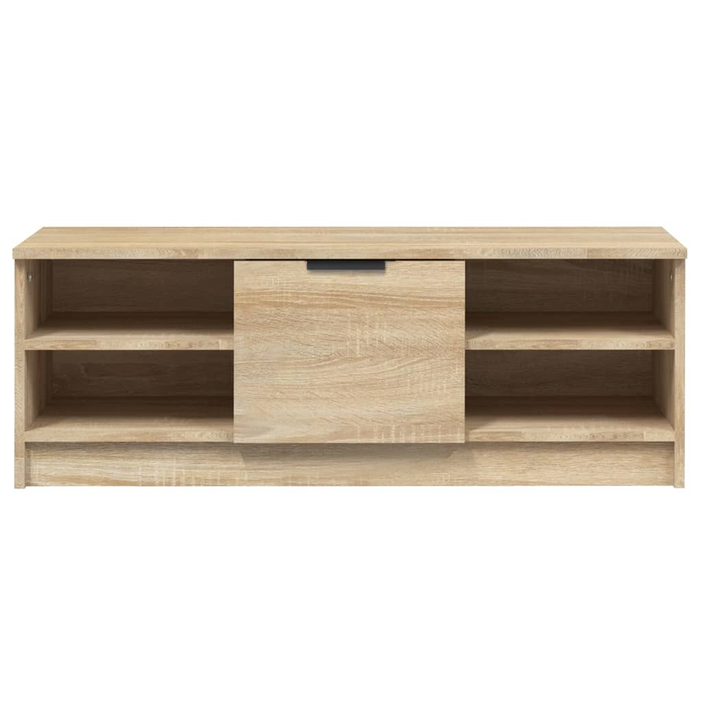 TV Stand in Sonoma Oak Finish 102 x 35.5 x 36.5 cm Particleboard