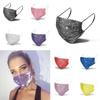 Reusable Rhinestone Face Mask Crystal Glitter Sparkle Bling Face Covers