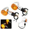 2pcs For Suzuki And Kawasaki  Honda Shadow VT 750 1100 VTX 1300 1800 C Motorcycle Turn Signal Lights Indicator