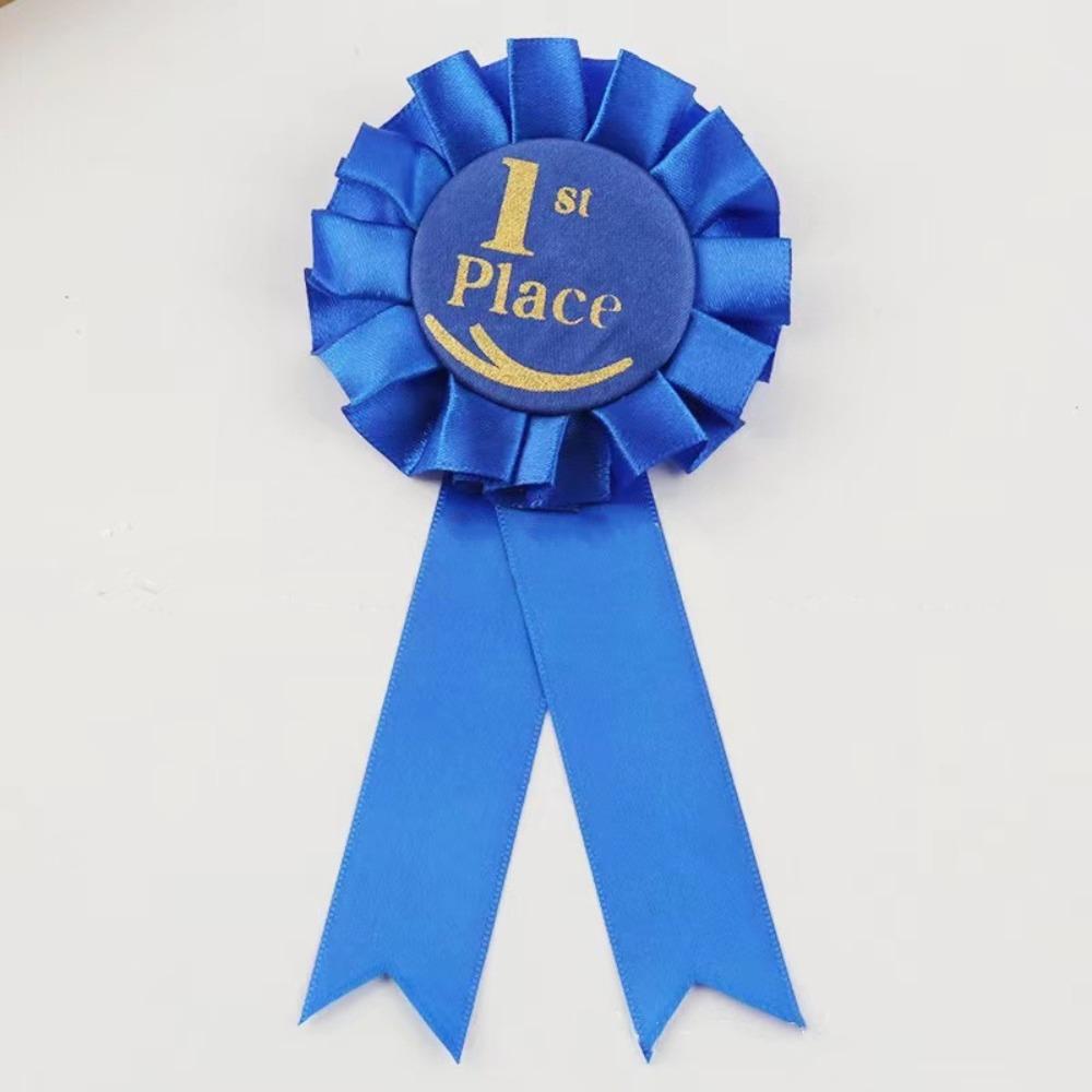 Ленты для награждения Лента-розетка Синий, Красный, Белый Лента для приза 1-е, 2-е, 3-е место Почетная лента