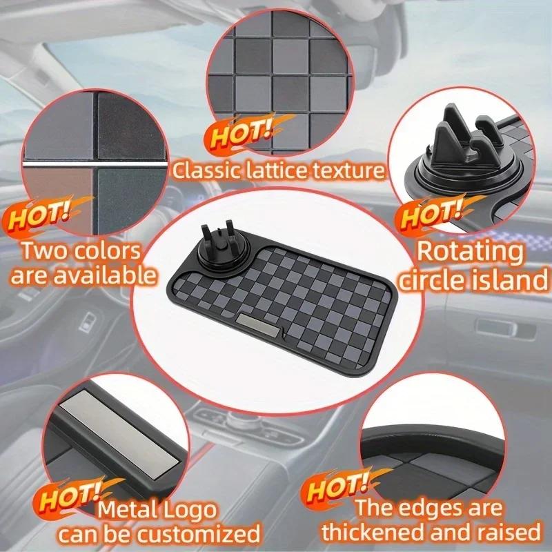 Car Anti-Slip Mat Auto Phone Holder GPS Navigation Storage Cushion Car Interior Accessories Car Dashboard Silicone Pad Mat Amagi