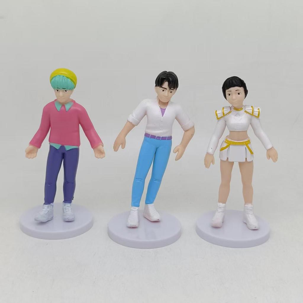 Нетоксичные K-pop Охотники на демонов Аниме Фигурки Игрушки Милые ПВХ Подвижные суставы Фигурка Действия Модель Куклы Детская Декорация на День Рождения Игрушка Подарки