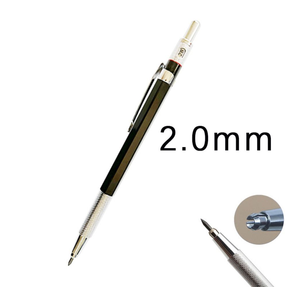 Drawing Writing Tool Mechanical Pencil Metal Movable Pencil Simple Sketch Pencil Students