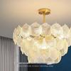 2025 Modern Crystal Glass Lighting Set: French Living Room & Bedroom Chandeliers
