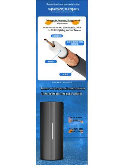 HDTV Digital Signal Antenna for Indoor/Outdoor Use