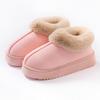 Plush Shoes Autumn and Winter Platform Bag Heel Cotton Shoes Pregnant Women Plush Warm Indoor Home Cotton Slippers