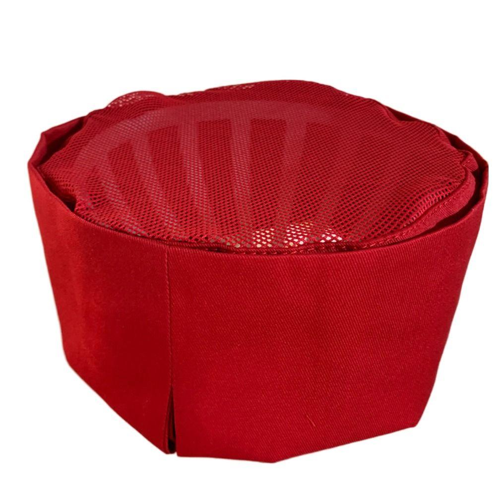 Дышащая кулинарная шляпа головной убор сетчатый верх кепка плоская кепка рабочая шляпа поварская шляпа для кейтеринга