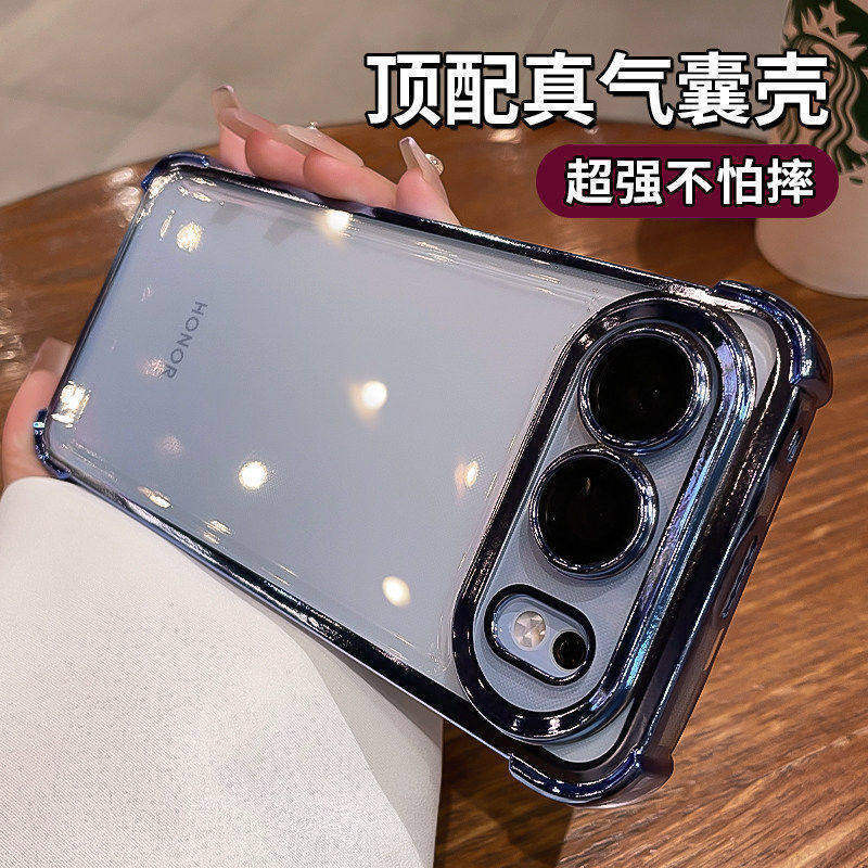 Настоящая противоударная чехол для мобильного телефона Honor 600 600pro новый 300 прозрачный airbag 500por объектив всесторонний 50
