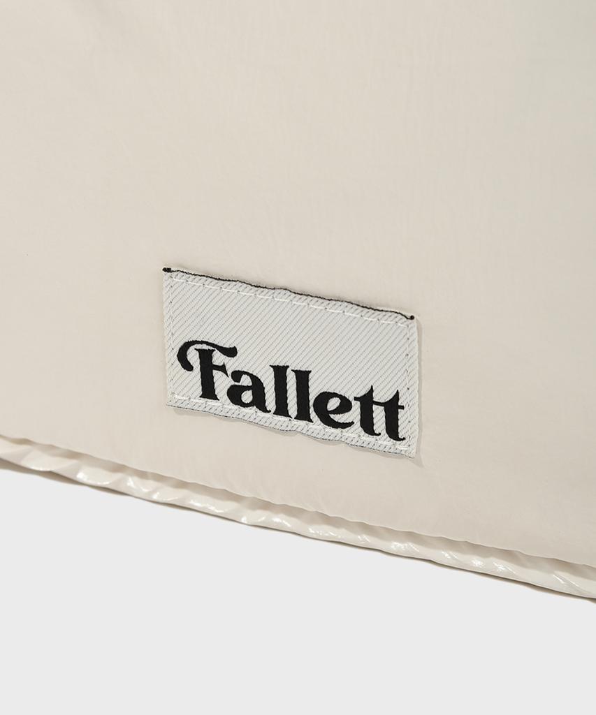 Fallett [24Ос] Мини-сумка с двумя ручками, стеганая, цвет слоновой кости