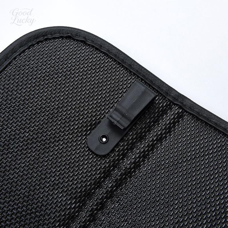 CQJ1 PU Leather Protector Pad Anti Kick Pad Scratch Mat For Mercedes Benz A C E S G Class GLC CLE CLA GLB GLS W177 W205 W213W222 AMG