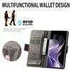 CASENEO For Xiaomi Redmi Note 14 Pro+ 5G Phone Cases PU Leather Cover Stand with RFID Blocking Wallet