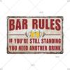 Retro Metal Plate Drink Tin Sign Funny Beer Wine Lover Vintage Metal Plaque for Bar Pub Club Kitchen Home Man Cave Wall Decor