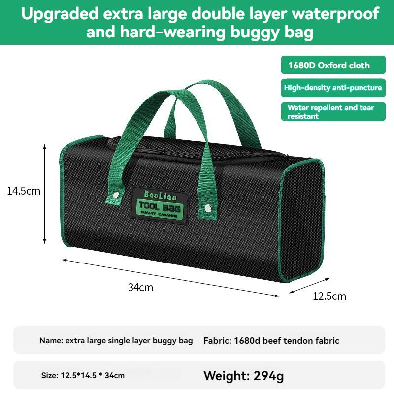 Сумка электрика, износостойкий и водонепроницаемый набор инструментов, утолщенная оксфордская портативная сумка для профессионального обслуживания, для хранения рабочих