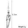 Винтажные серьги-подвески в виде черепа скелета для женщин, ювелирные изделия, подарки на вечеринку в честь Хэллоуина