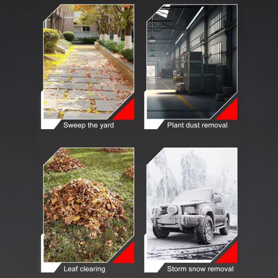 Cordless Lithium Turbo Blower Handheld Brushless Electric Blower 48V High-Power Industrial Fan for Car Drying Dust Removal And Outdoor Cleaning