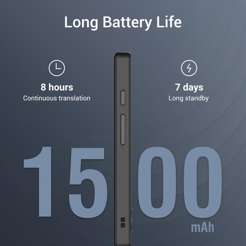 W12 Voice Translator 144 языка 3.7-дюймовый интеллектуальный перевод в реальном времени Текстовый фото переводчик Синхронный перевод