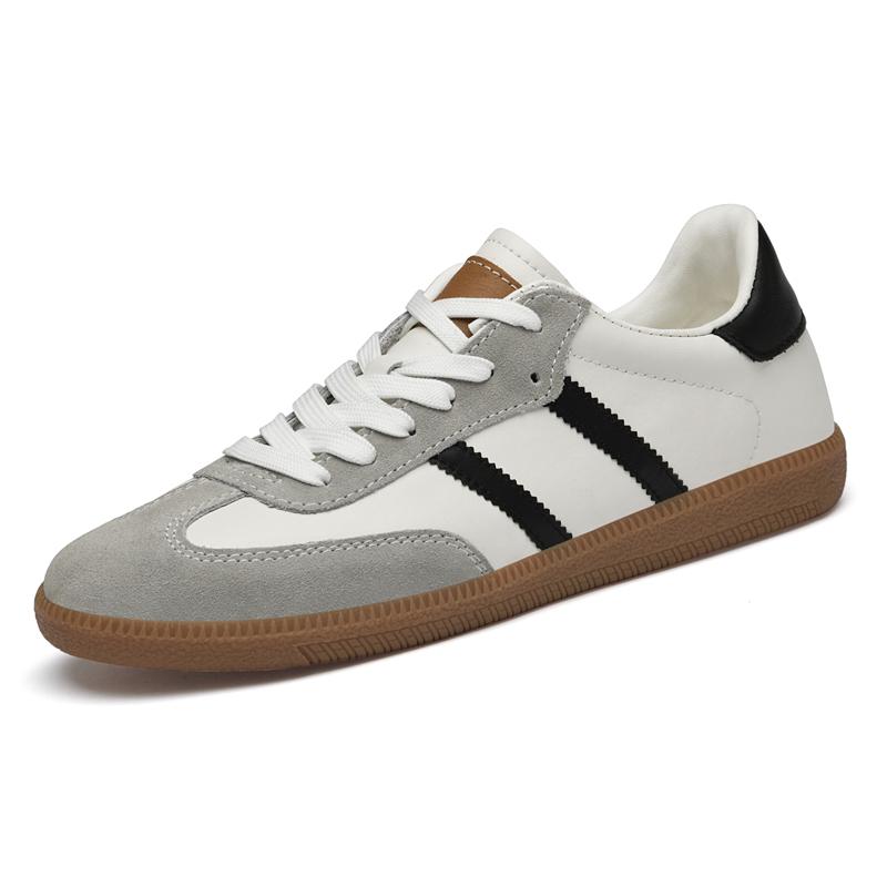 New Genuine Leather Men'S Casual Shoes Trainer Race Male Sneakers Fashion Sporrtd Walking Shoes Outdoor Tenis Masculino