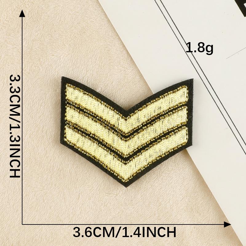 Самоклеящаяся вышитая тканевая нашивка для одежды и кепок