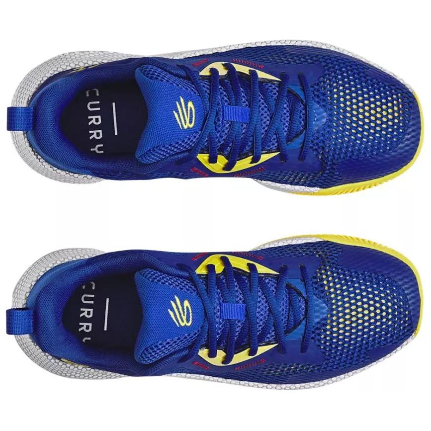 Under Armour Hovr Splash 3 Нескользящие износостойкие низкие мужские баскетбольные кроссовки Синие 3026899-400