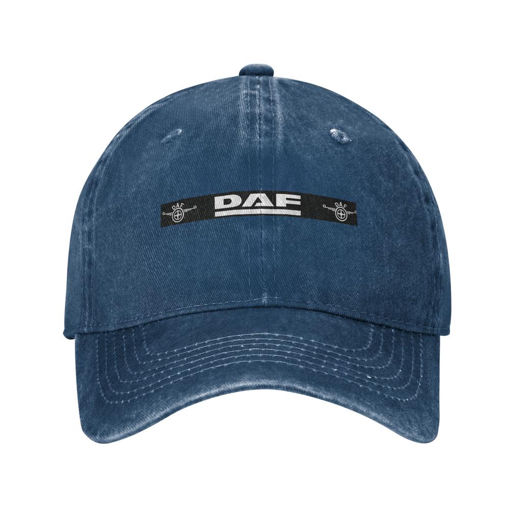 Кепка с логотипом Daf Truck Classic Car, из стираного денима, повседневная, бейсболка, регулируемая, летняя, унисекс