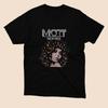 Mott The Hoople Золотой Классический Логотип Черная Футболка S-5XL Унисекс Футболка