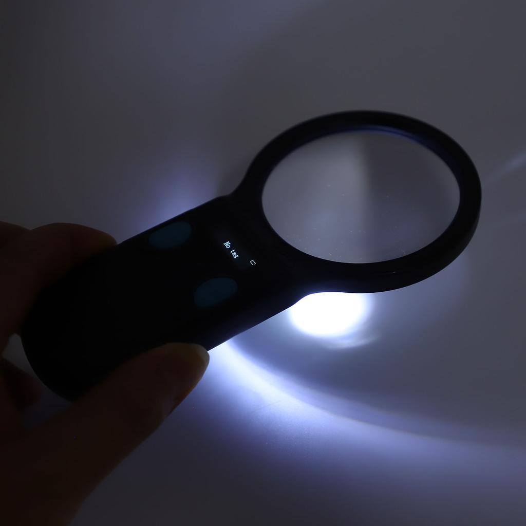 Сканер микрочипов домашних животных Bluetooth, считыватель микрочипов животных, сканер с увеличительным стеклом и светодиодной подсветкой