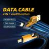 Многофункциональный кабель 4-в-1 USB Type C 65W PD Быстрая зарядка Провод для передачи данных Для Быстрого Зарядного Устройства Шнур для Передачи Данных