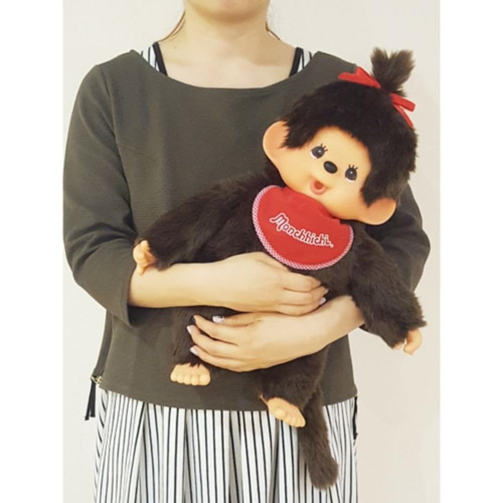 Sekiguchi Monchhichi Премиум Стандарт L Коричневая Девочка 251056 В45 x Ш34 x Г13см