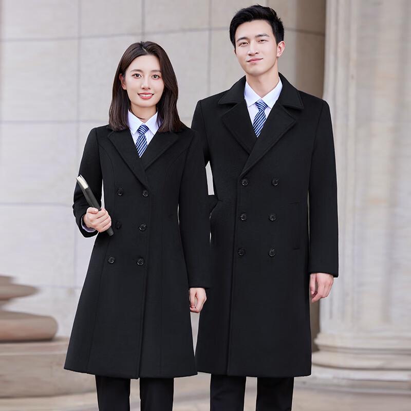 Trueman Unisex Padded Wool Blend Blazer Coat