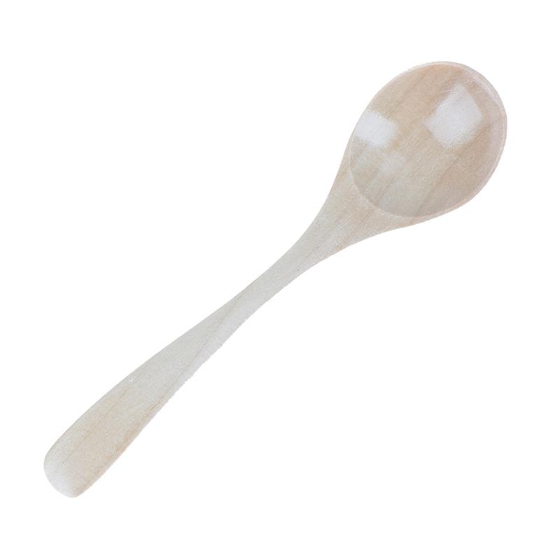 Деревянная ложка для меда Кофейная ложка Мороженое Конфеты Чайная ложка Рисовая ложка